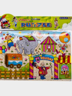 Puzzles 24pc Cardboard