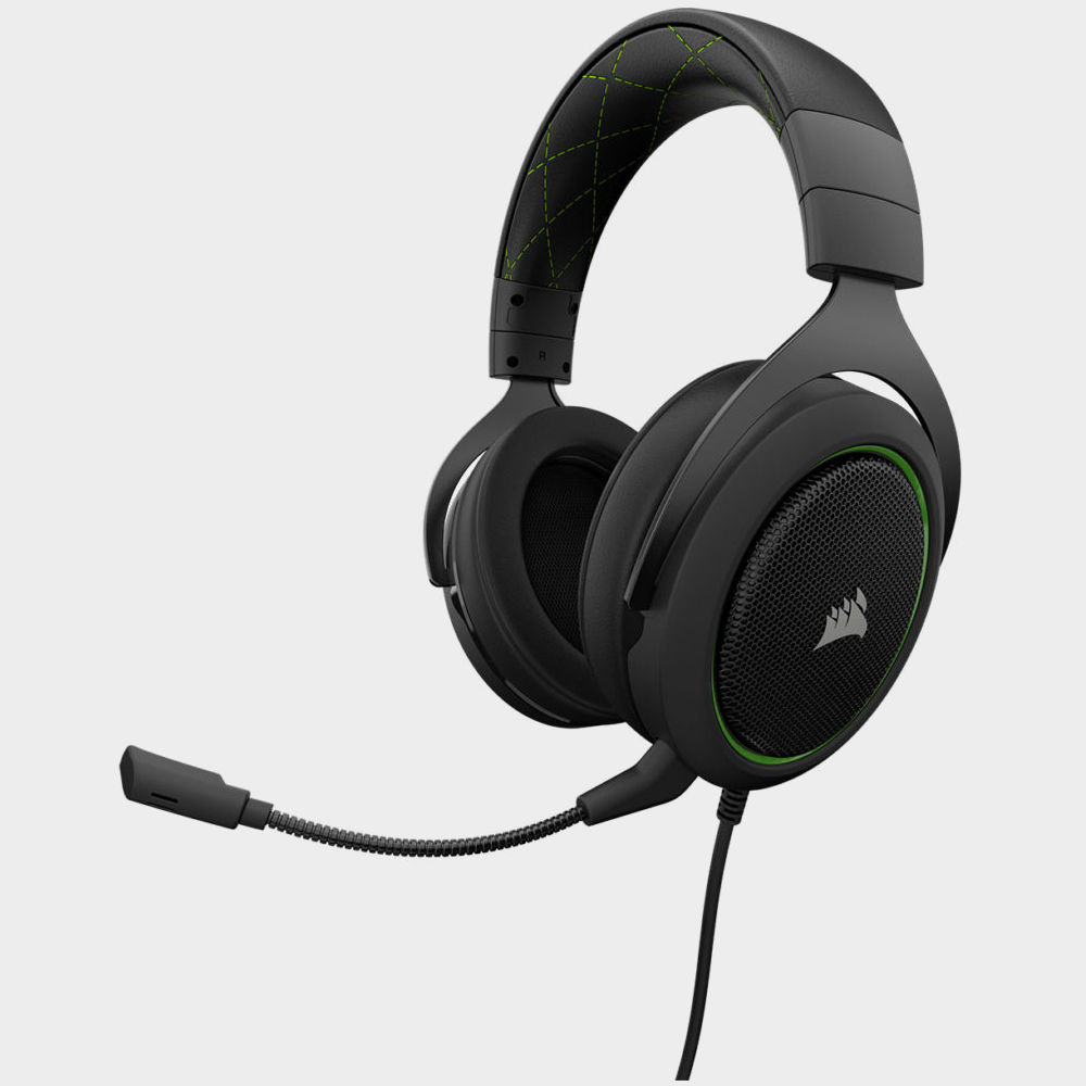 Corsair HS50; Stereo Gaming Headset; Analog; Green Design - Image 2