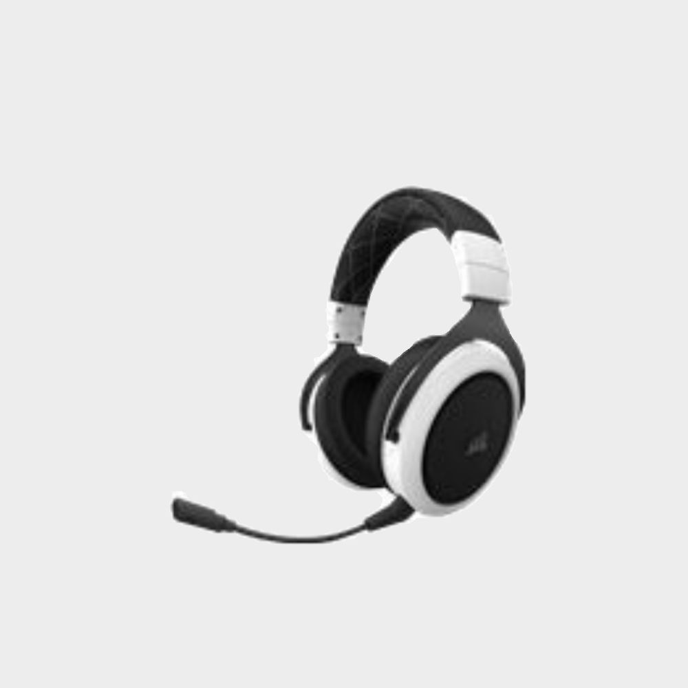 Corsair HS70 Wireless; Gaming Headset; Virtual 7.1; White Design - Image 3