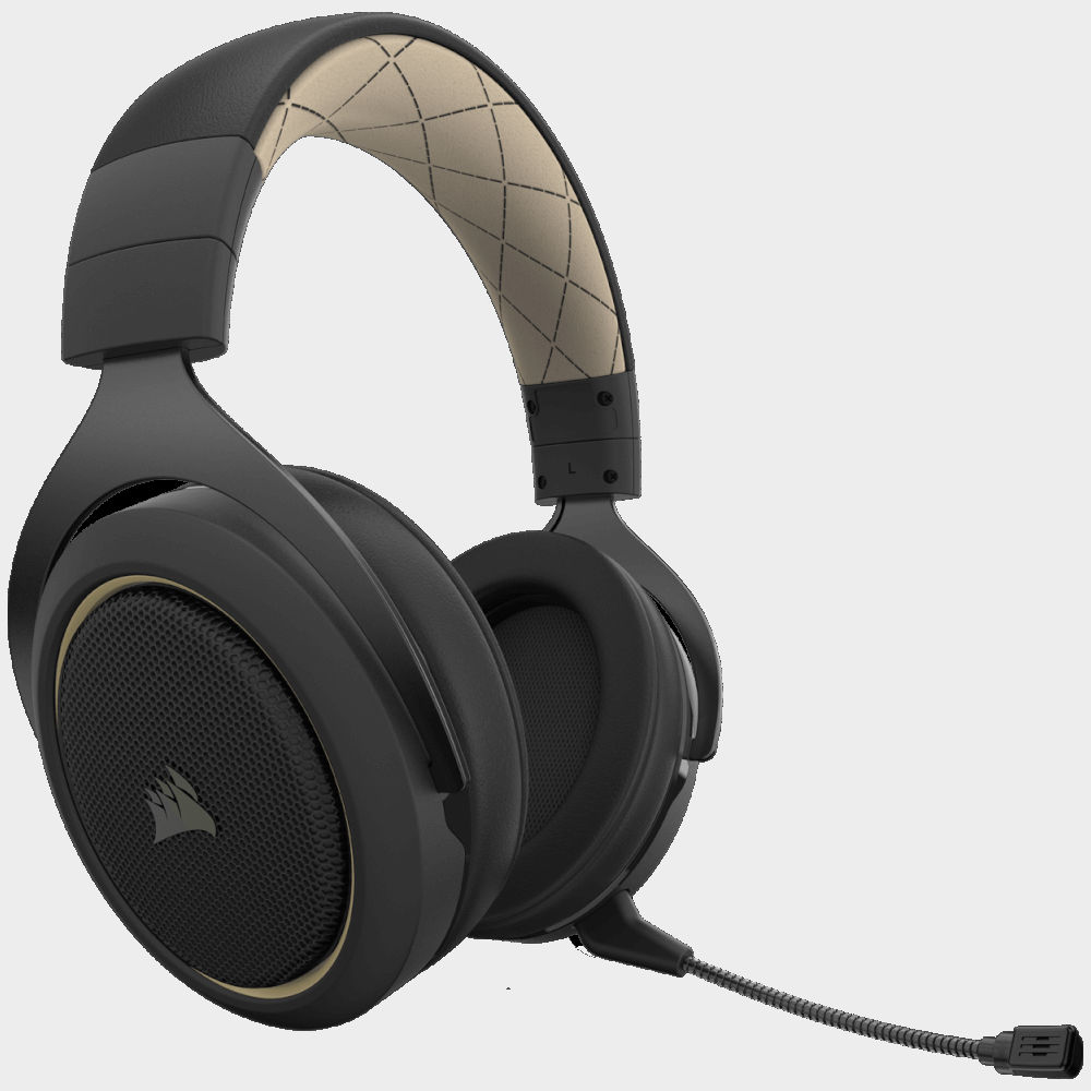 Corsair HS70 Wireless SE; Gaming Headset; Virtual 7.1; Cream Design - Image 3