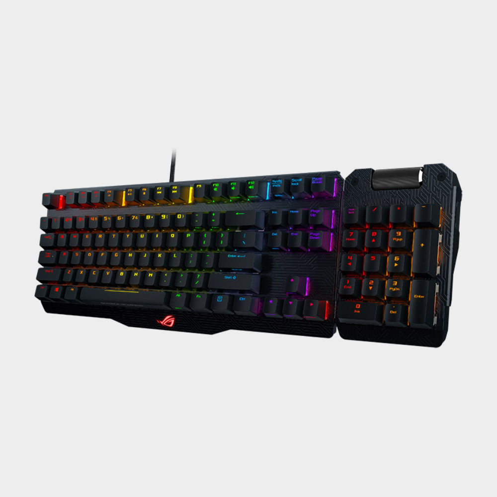 ASUS ROG Claymore RGB Mechanical Gaming Keyboard With Detachable Numpad; Cherry MX (switch type); Aura Sync And Aircraft-Grade M. - Image 2
