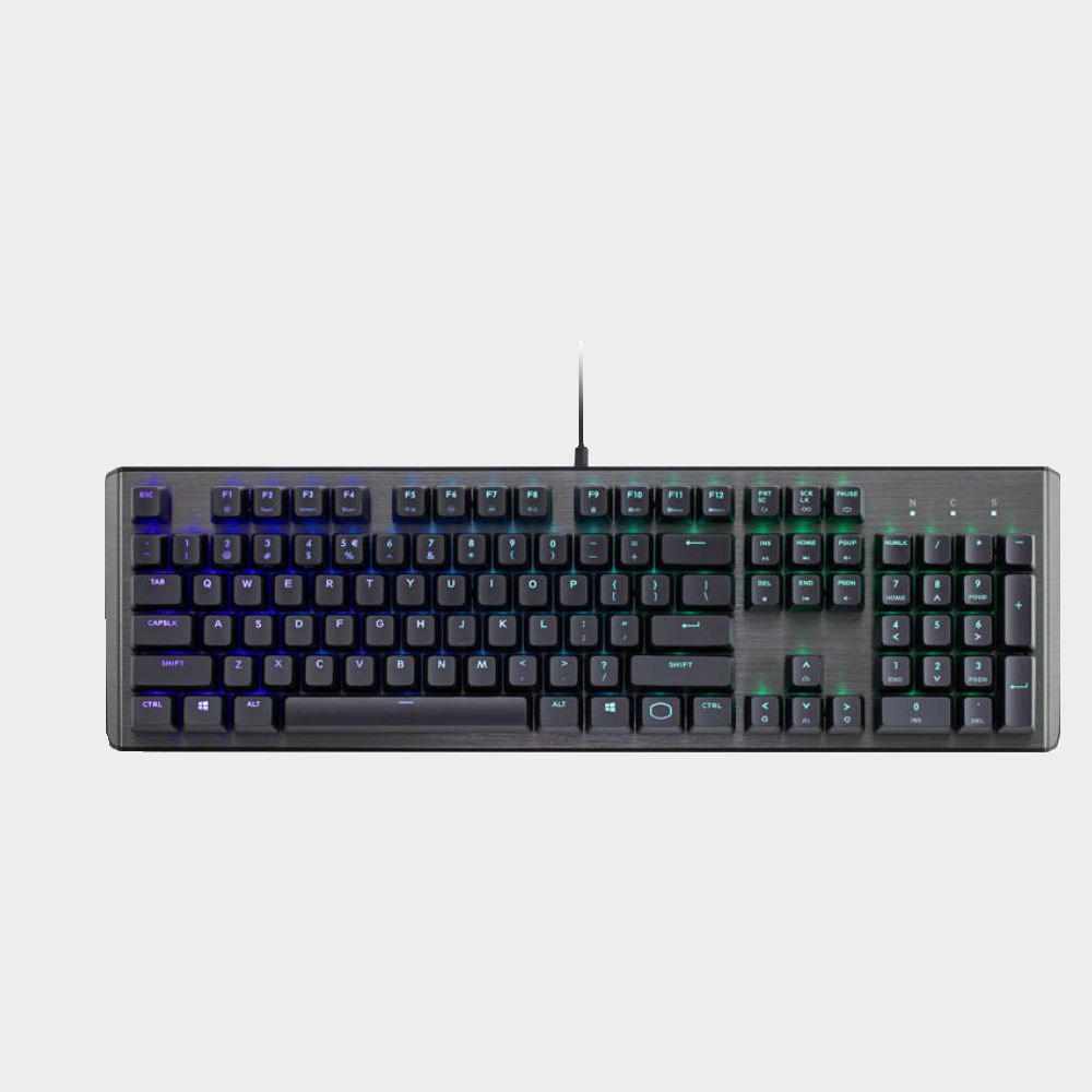 Cooler Master CK550 RGB Gaming Keyboard; RGB Lighting; Brushed Aluminium Design; Gateron Brown Switch. - Image 3