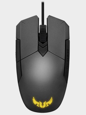 Asus TUF Gaming M5 Ambidextrous Ergonomic RGB Gaming Mouse With Gaming-Grade Optical Sensor; Heavy Duty Omron Switches (50M)