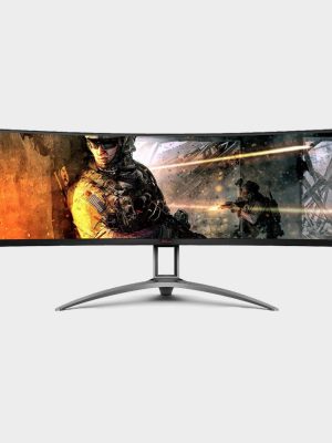 AOC Monitor: 49' Curved Monitor; 120hz; D Sub; GP; HDMI; Display Port; G-Sync ;4 year carry in/swop out